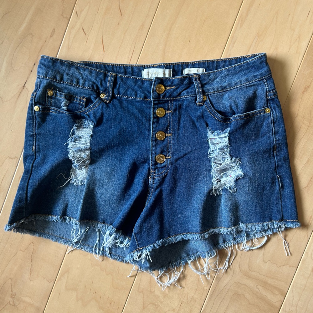 Nicki Minaj High-Rise Jean Shorts